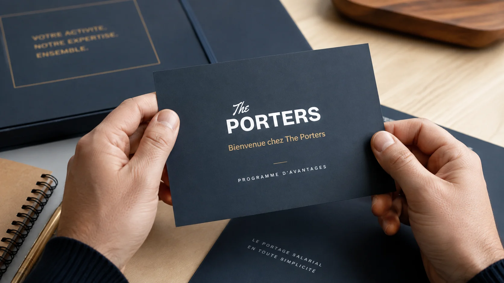 Carte de bienvenue The Porters